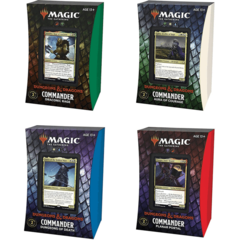 Adventures in the Forgotten Realms Commander Deck Display (Set of 4 Commander Decks)